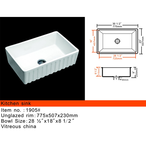 Accessory of Countertop,Ceramic Sink,procelain/ceramic/vitreous china