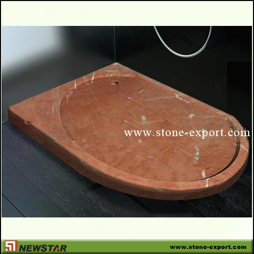 Construction Stone,Bathtub and Tray,Red Marble