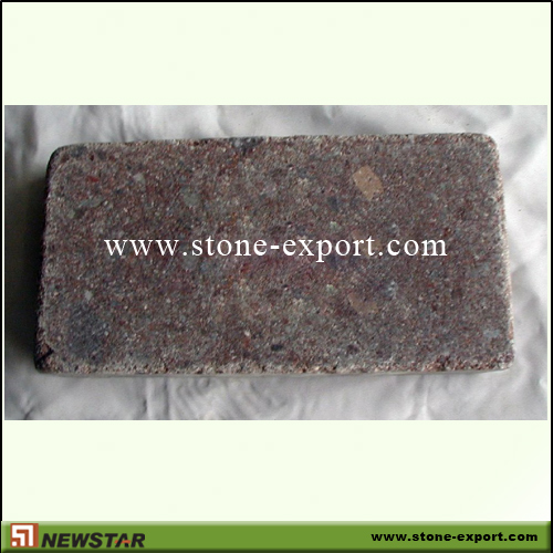 Paver(Paving Stone),Cubic Cobblestone,G666 Ocean Red  