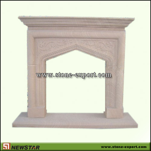 Fireplace Mantels,Sandstone Fireplace,Sandstone