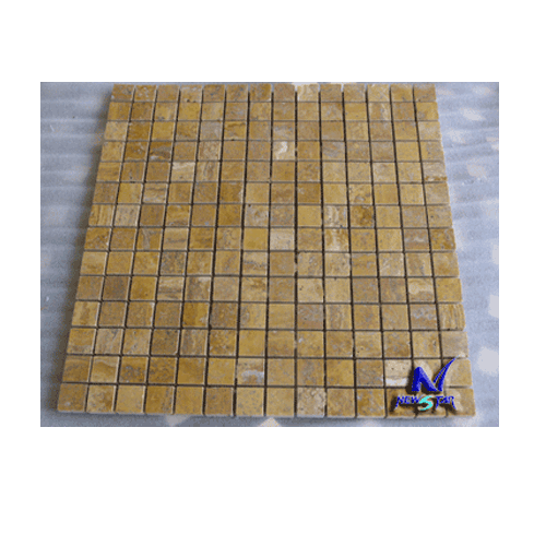 Mosaic Tile,Marble Mosaic,Golden Travertine