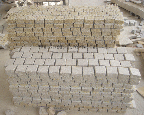 Stone Products Series,Cobblestone Kerbstone,Golden Yellow