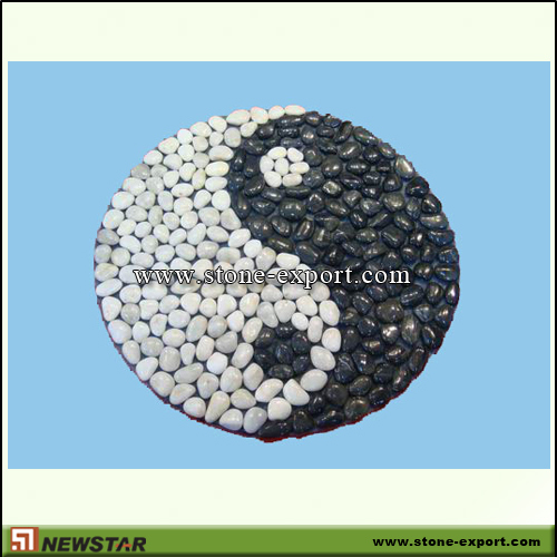 Pebble Series,Stone Mats,Multicolor Pebble