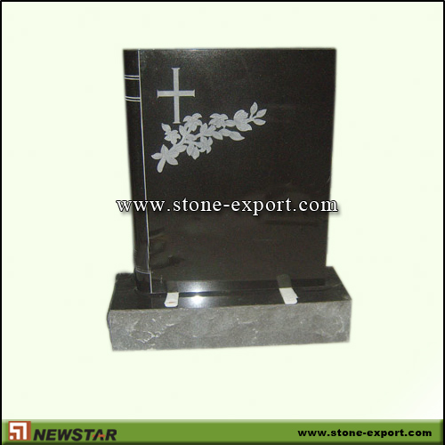 Tombstone,Headstone,Absoutely Black