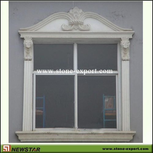 Construction Stone,Door and window Surrounds,White Marble