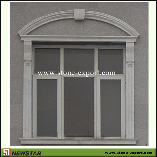 Construction Stone,Door and window Surrounds,White Marble