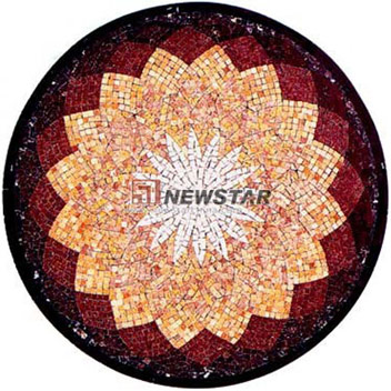 Marble Mosaic Medallion-PHMC007