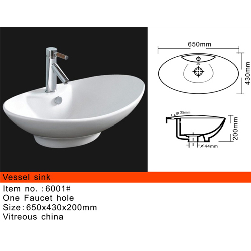 Accessory of Countertop,Ceramic Sink,Ceramic