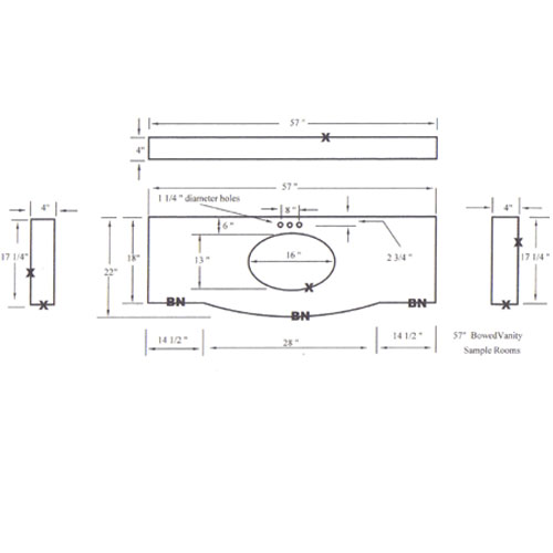 Countertop and Vanity top,CAD Drawing,Granite
