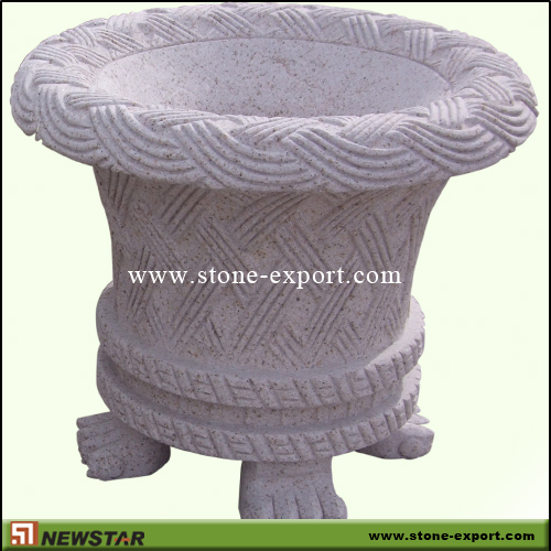 Landscaping Stone,Flowerpot and Vase,G682 Golden Yellow