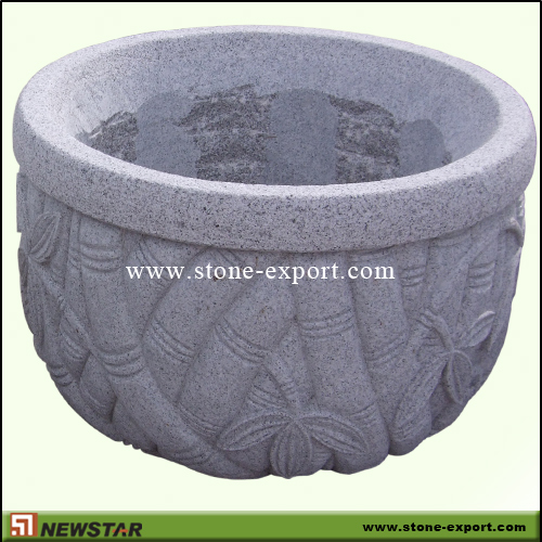 Landscaping Stone,Flowerpot and Vase,G603 Mountain Grey