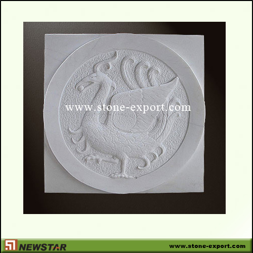 Landscaping Stone,Stone Relievo,White Marble