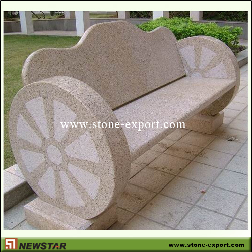 Landscaping Stone,Table and Bench,G682 Golden Yellow