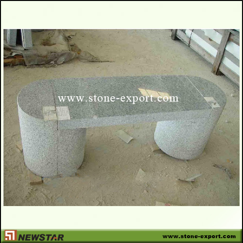 Landscaping Stone,Table and Bench,G603 Mountain Grey