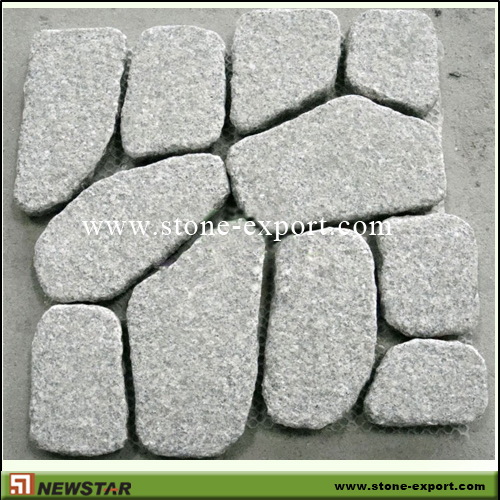 Paver(Paving Stone),Mesh Cobblestone,G603 Mountain Grey