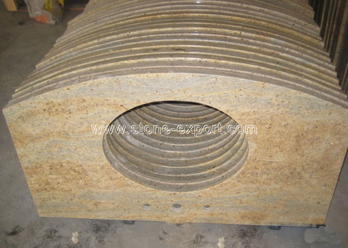 Hotel Countertops series,Bath Vanity,Kashmir Golden Granite