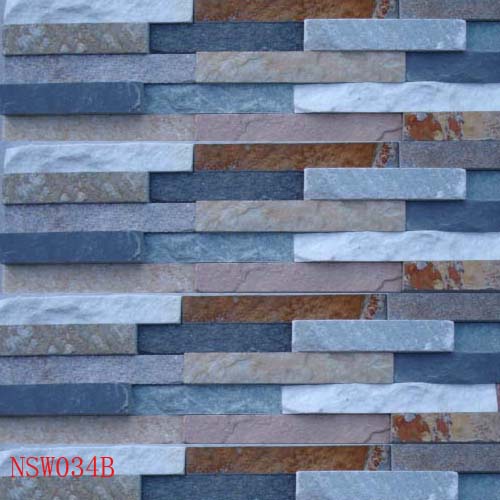 Slate and Quartzite,Cultured Stone,Multicolor Slate