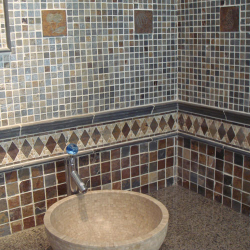 Slate and Quartzite,Slate Mosaic and Border,Slate 