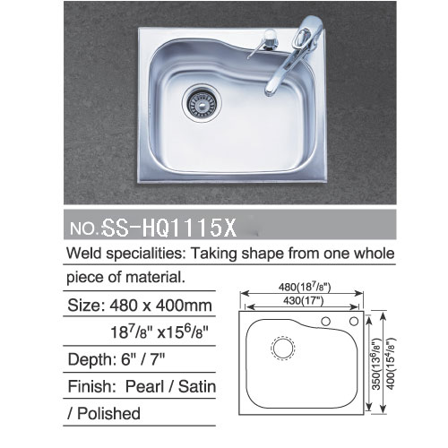 Accessory of Countertop,Stainless Steel Sink,Stainless Steel