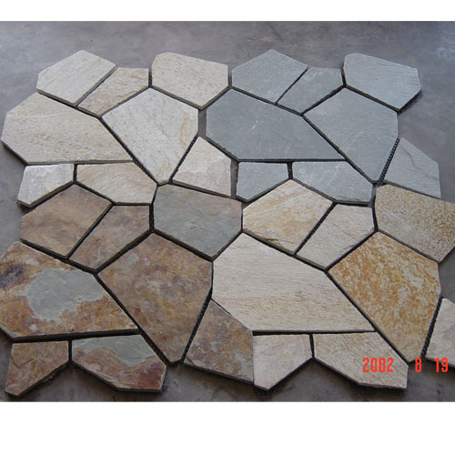 Slate and Quartzite,Slate Mats and Pattern,Rusty Slate