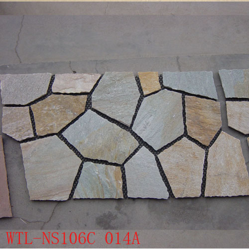 Slate and Quartzite,Slate Mats and Pattern,Gold Slate